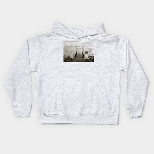 Port Vincent Jetty Kids Hoodie by seadogprints